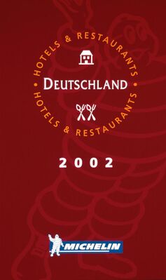 Cover des MICHELIN-Führer Deutschland 2001